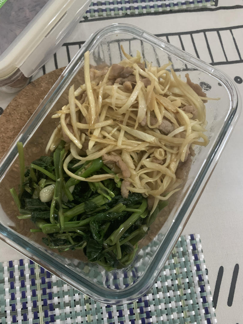 茭白炒肉丝