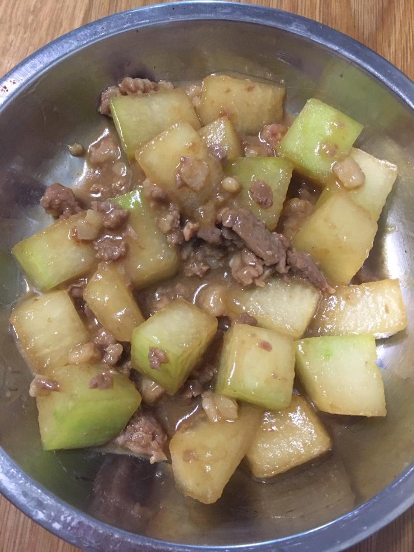 肉末炒冬瓜(超下饭)