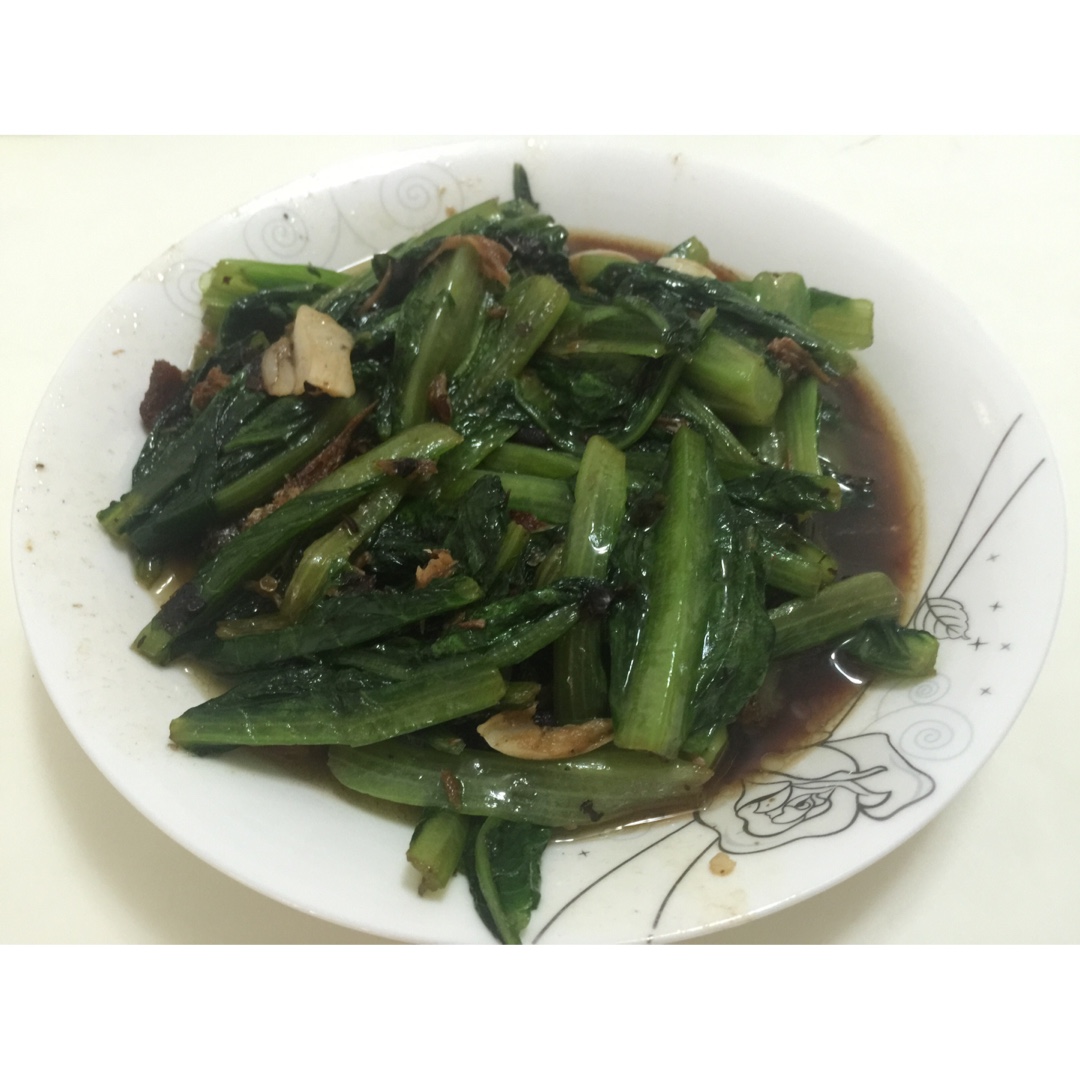 豆豉鲮鱼油麦菜