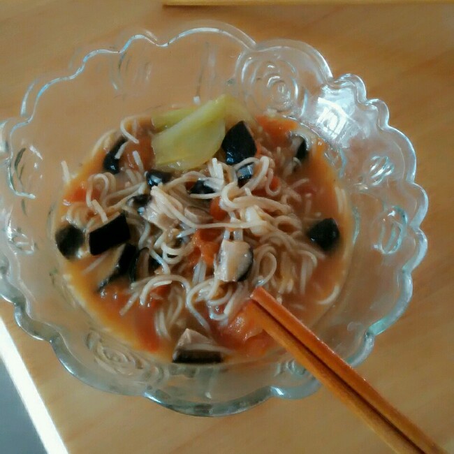 宝宝餐-番茄香菇面
