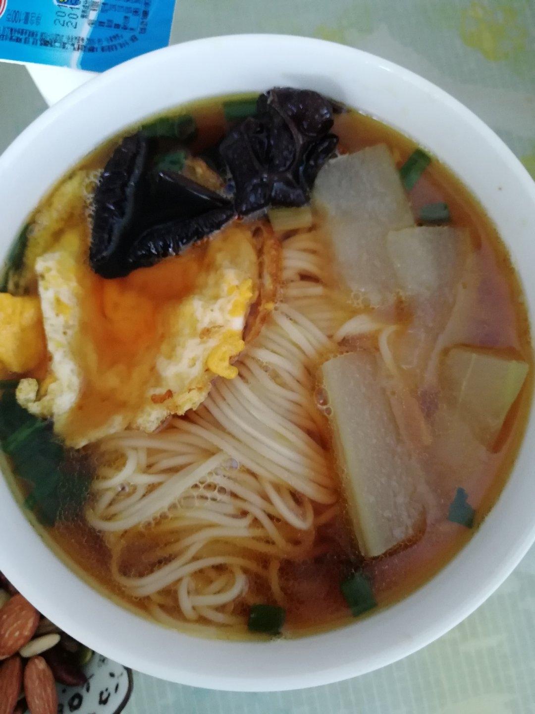 冬瓜汤面的做法