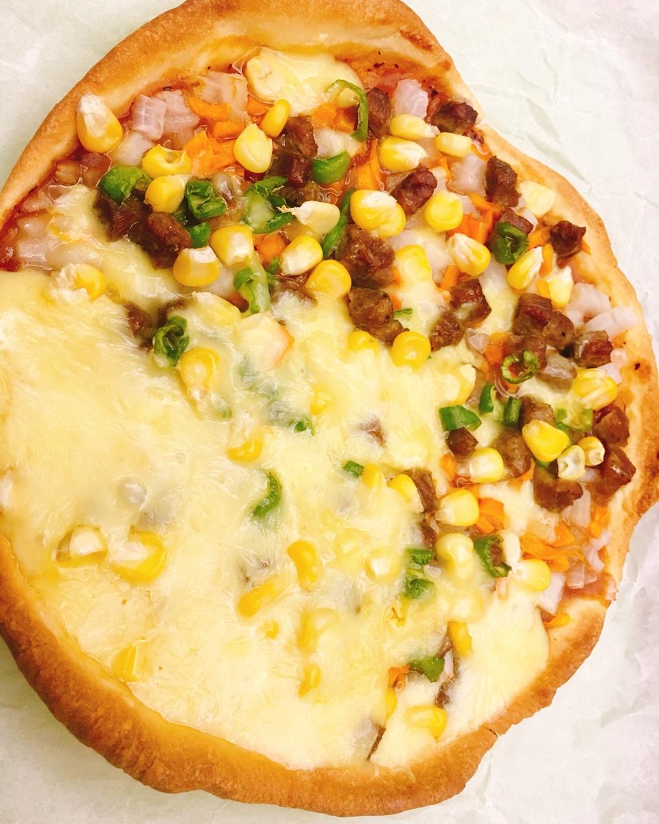 八寸披萨饼皮（四个）制作