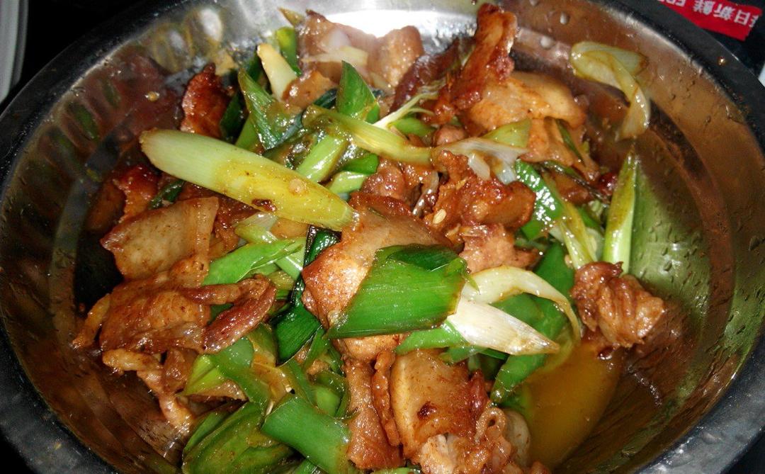 肉丝炒大蒜