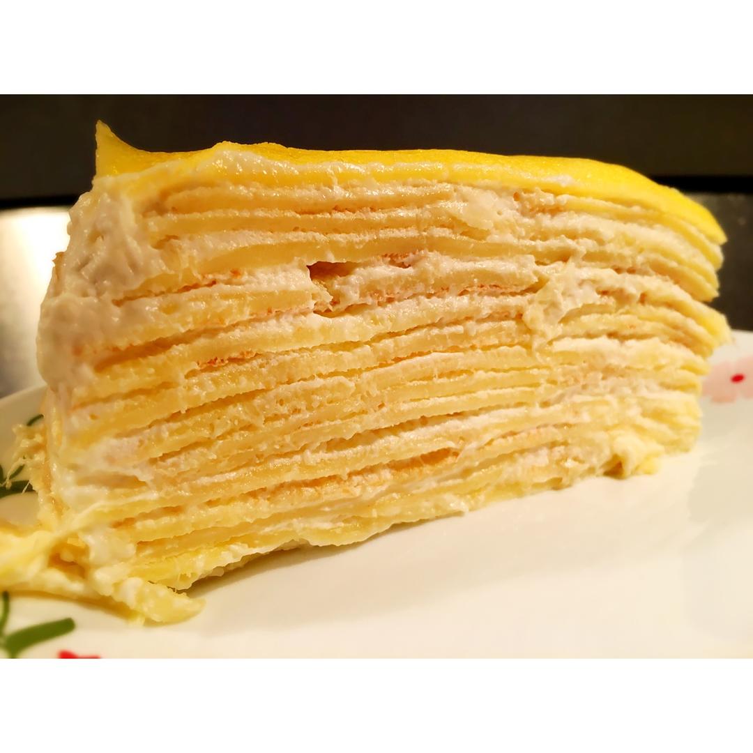 榴莲千层（超软糯蛋皮配方٩( ᐛ )و