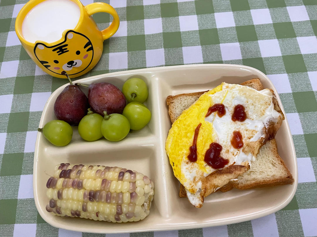 老母亲版小学生早餐 （升级为初中生早餐啦）