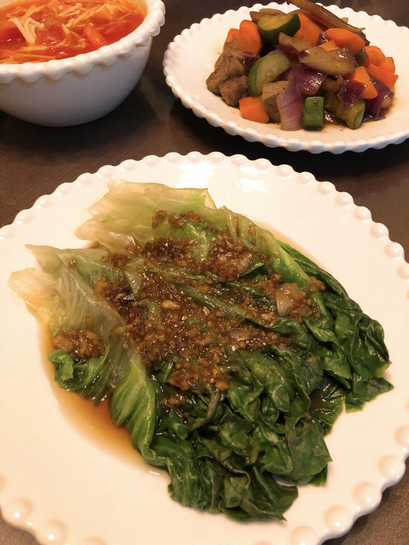 蒜泥生菜