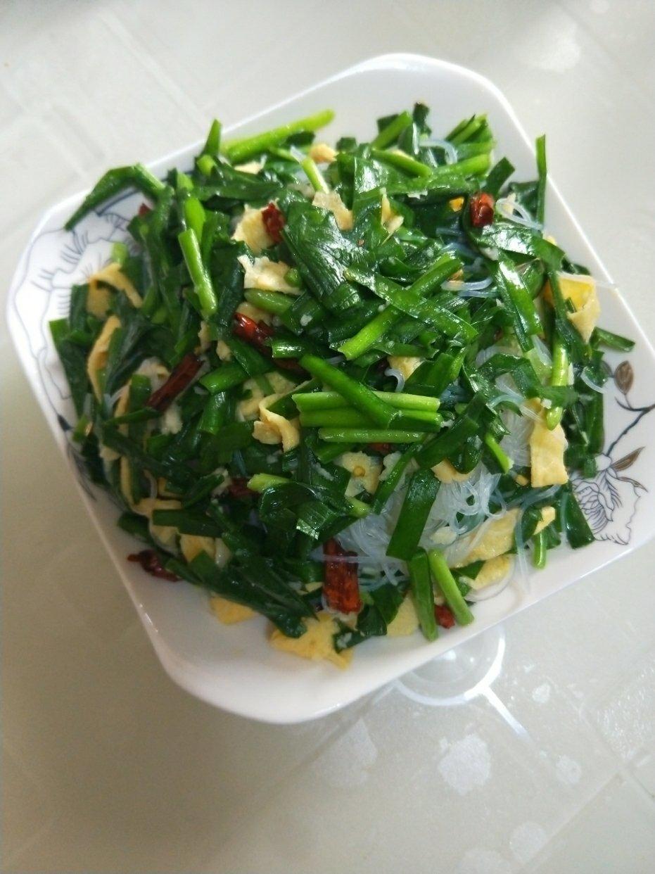 堂妈小厨——凉拌韭菜
