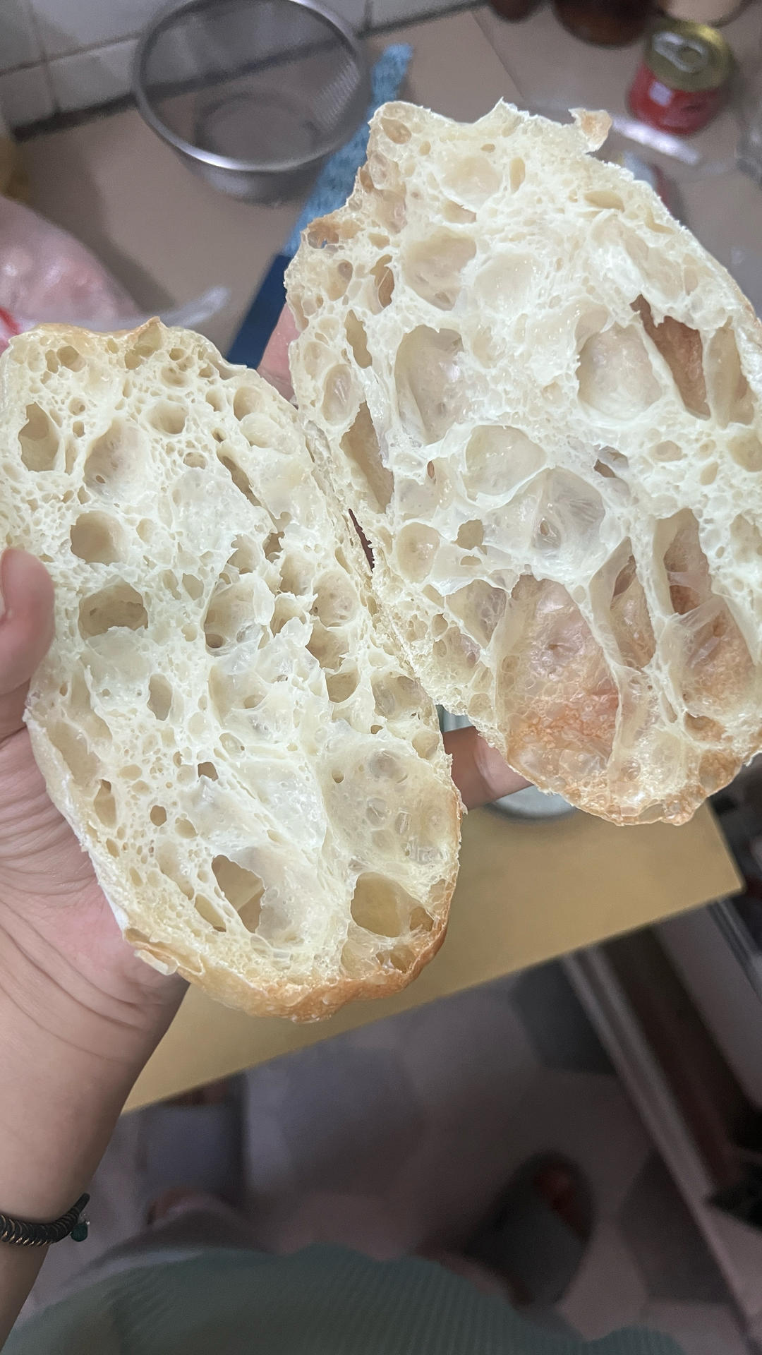 不用揉面的面包~意大利恰巴塔