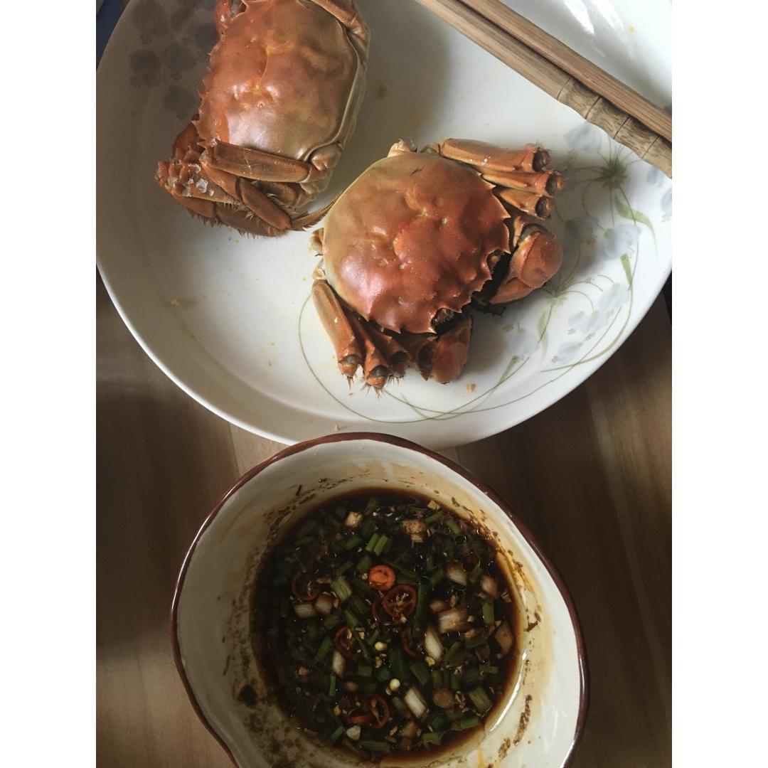 清蒸大闸蟹