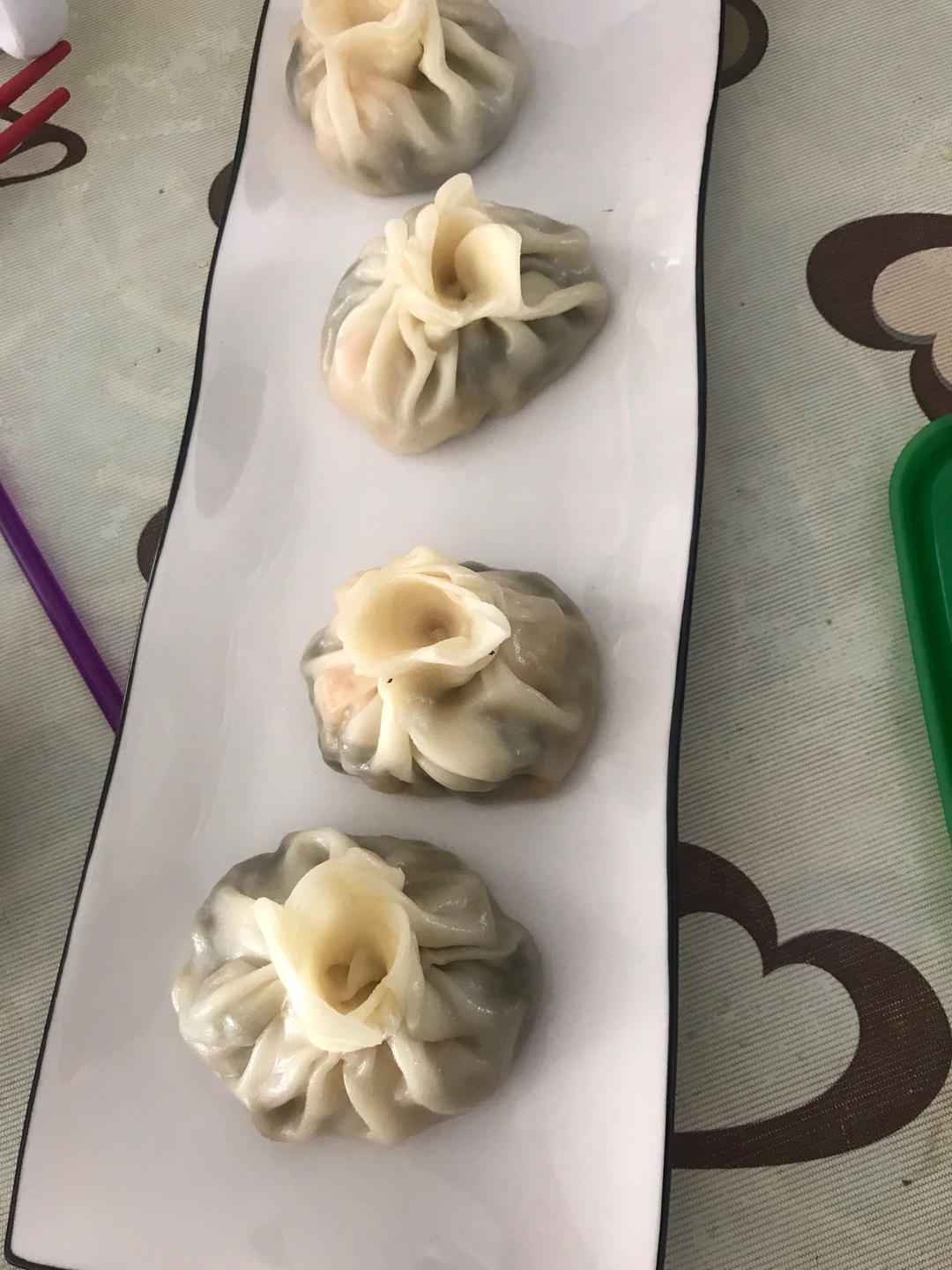 菜心虾仁包子仿庆丰