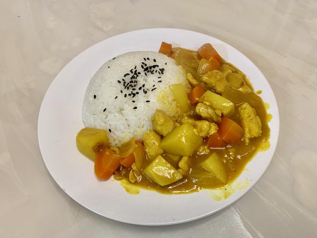 咖喱鸡饭