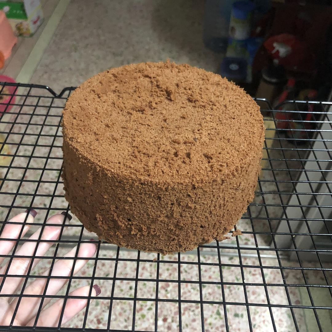 不消泡的巧克力戚风