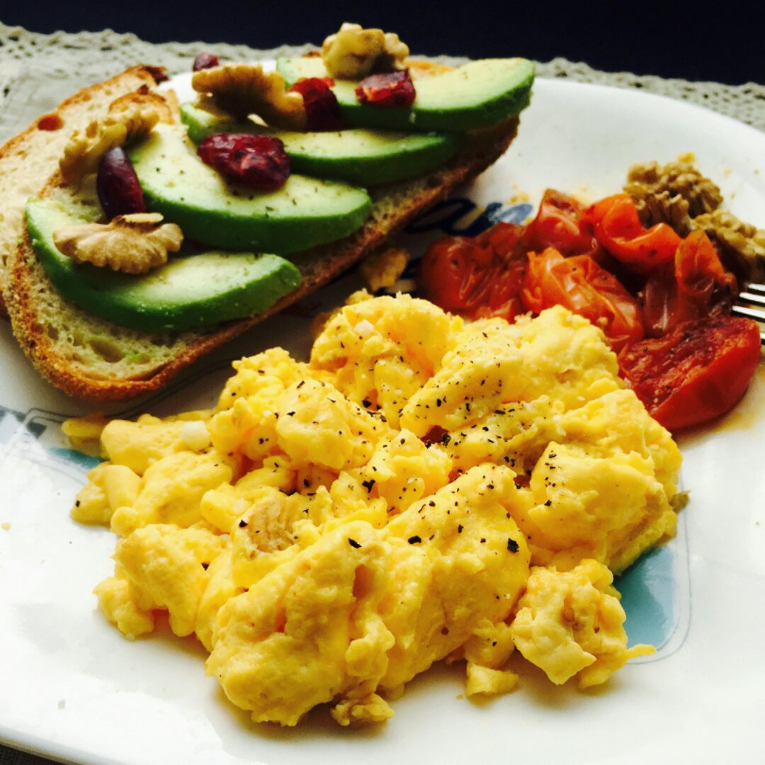 顾姐姐脑洞大开做的美式炒蛋scrambledeggs
