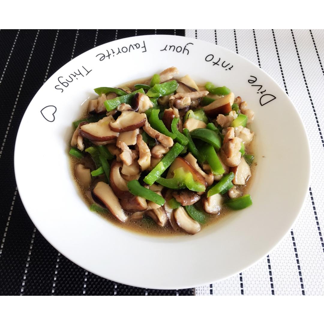 香菇炒肉，超级下饭哦