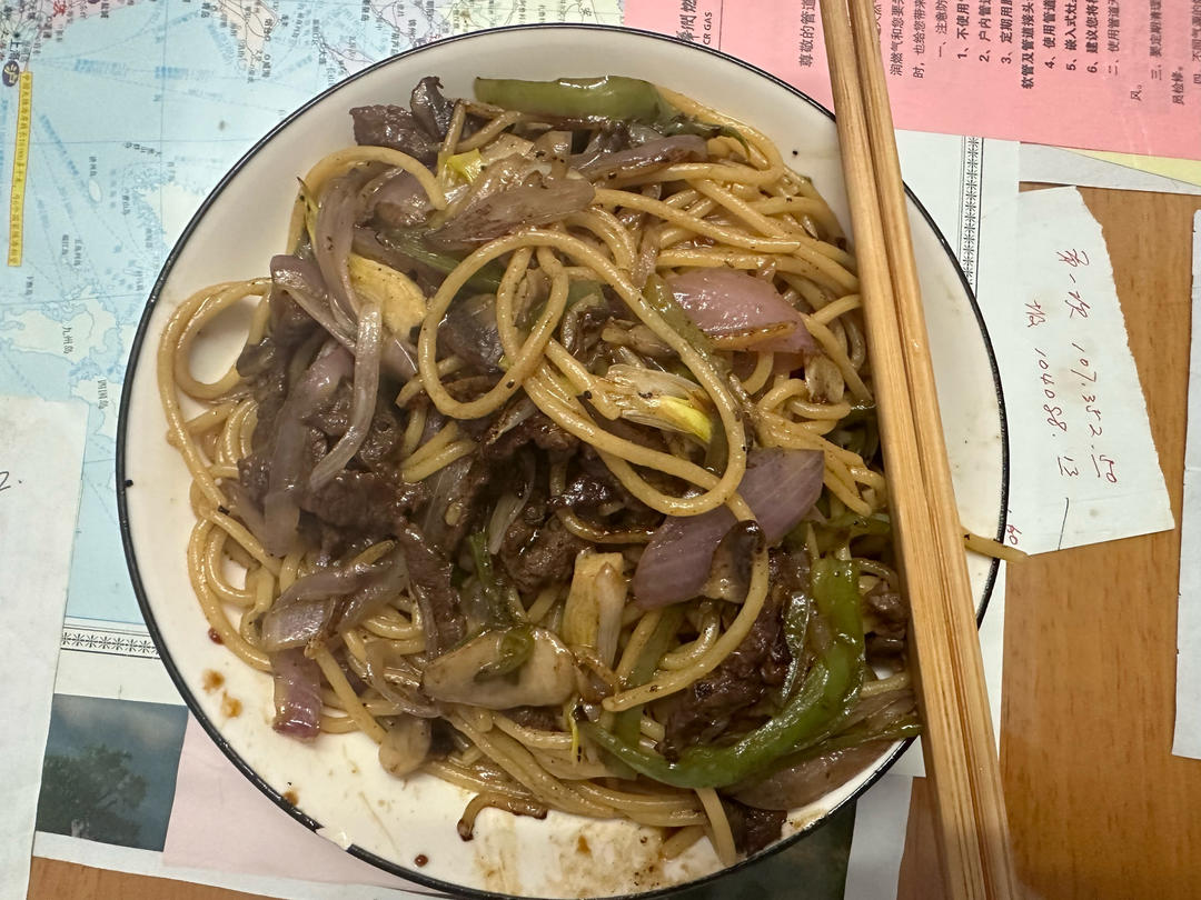 比餐厅好吃的黑椒牛柳意面🍝零失败简单教程