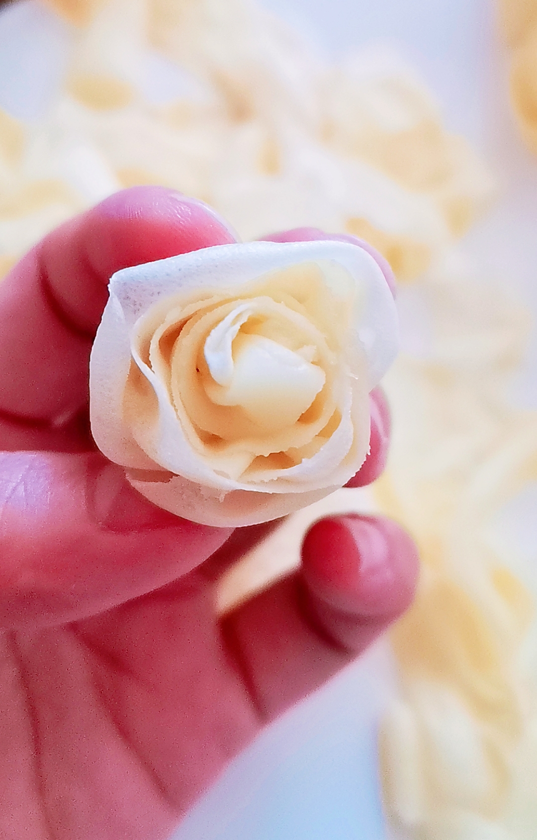 🌹千层皮玫瑰花造型🌹美食菜肴拼盘装饰🌹创意花式摆盘的做法 步骤6