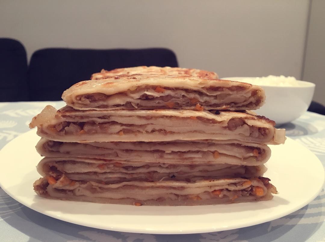 千层牛肉饼