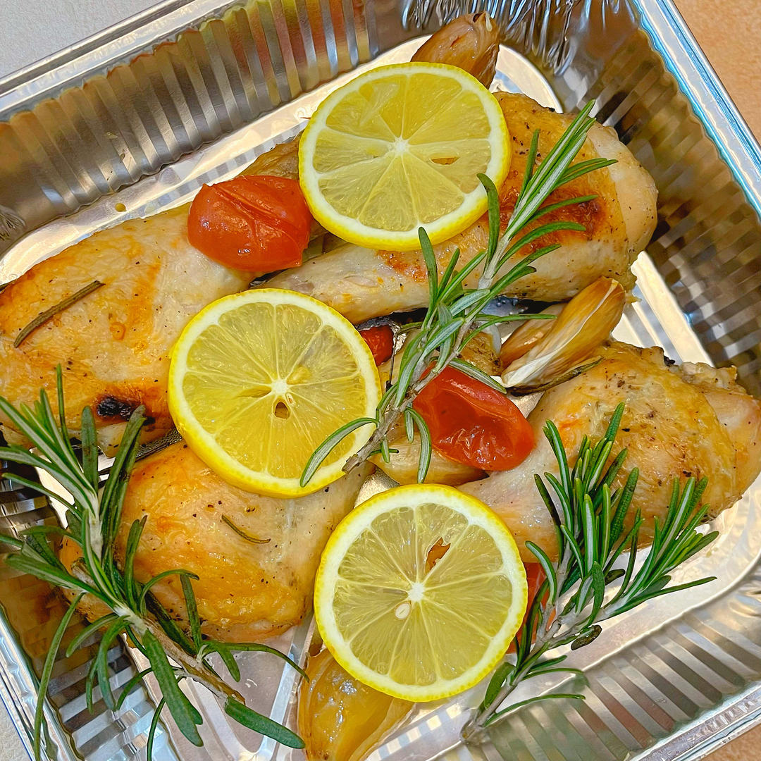 超详细 入味马杀鸡迷迭香烤鸡腿（翅）宴客必备