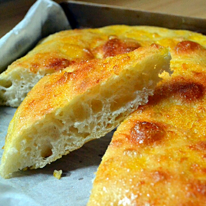 天然酵种果酱佛卡夏（附poolish酵头版）