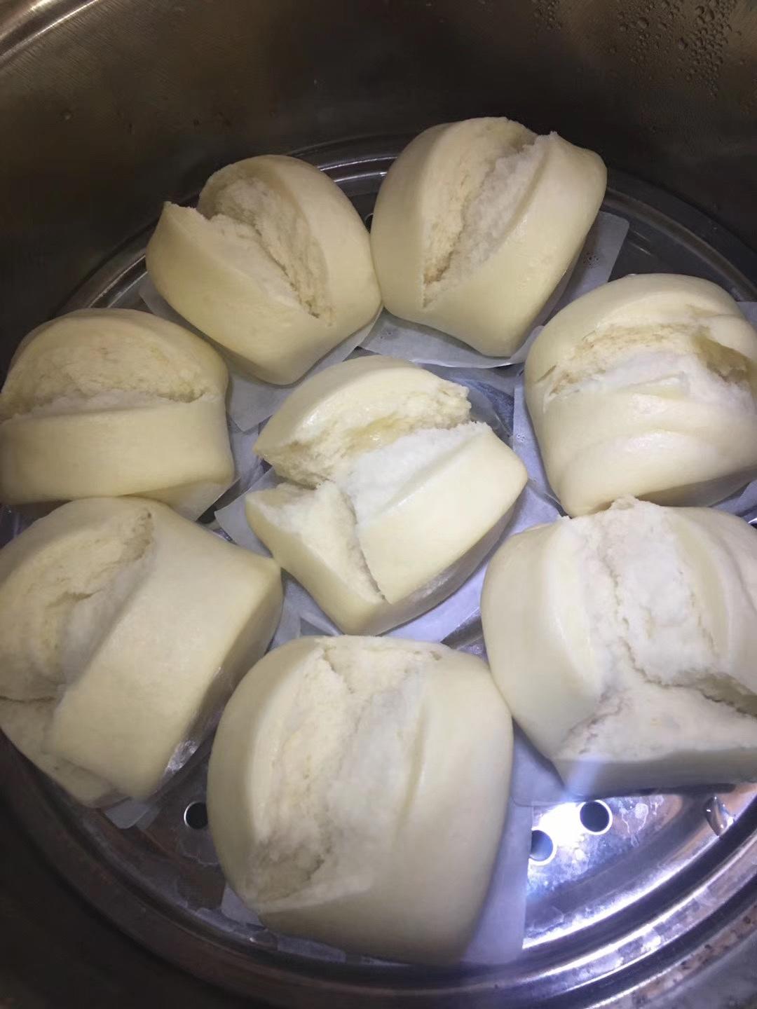 老面奶香馒头（直接发酵法）的做法