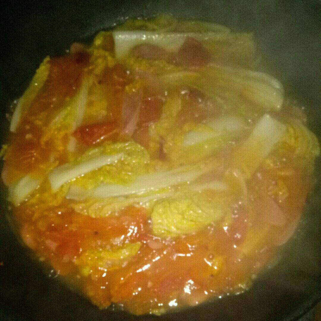 酸辣娃娃菜