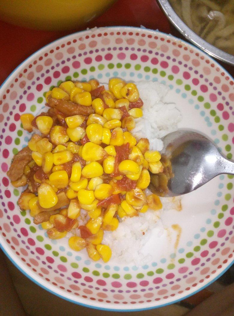 玉米炒肉末【超级下饭的快手家常菜】