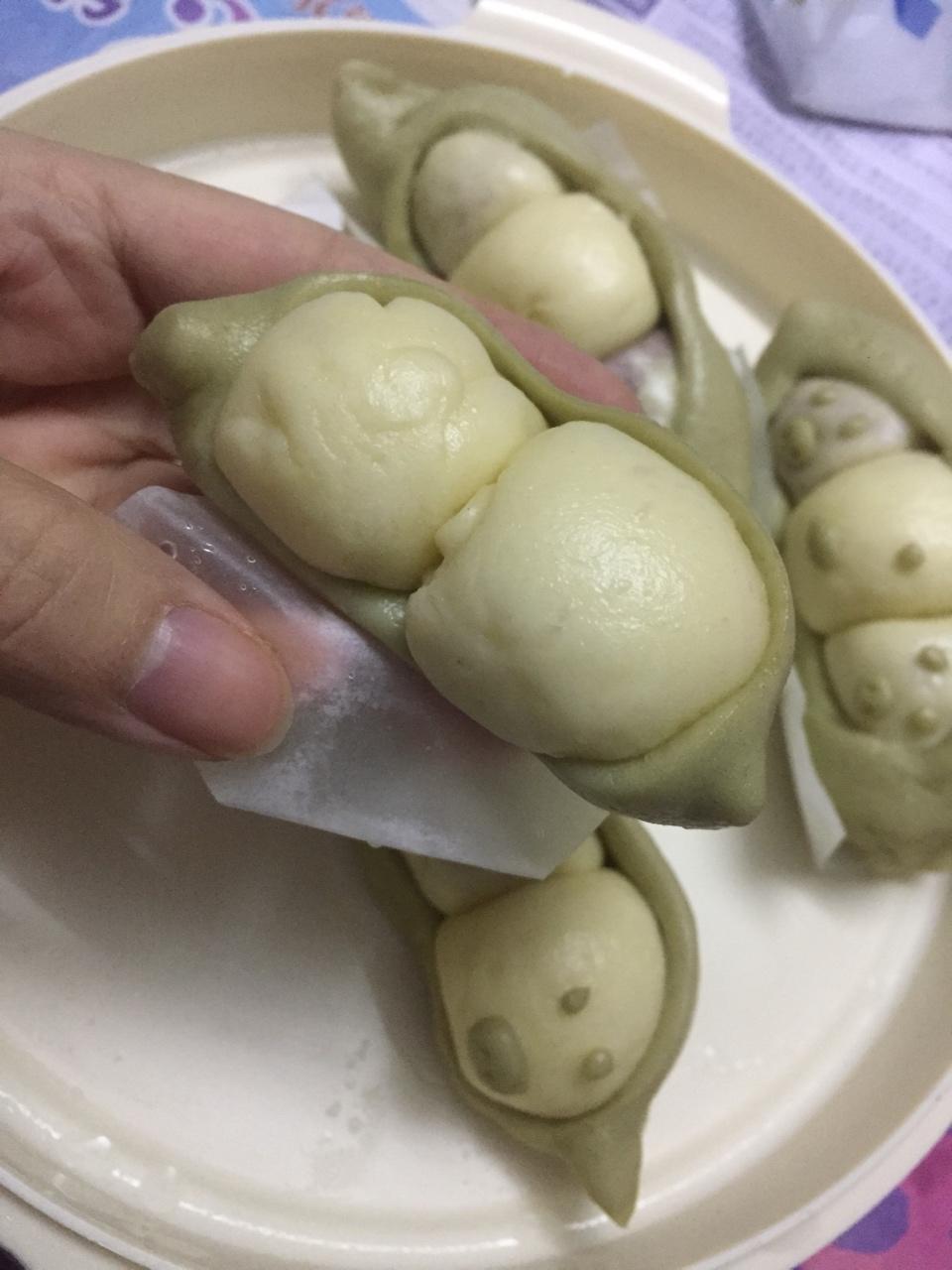 豌豆荚馒头
