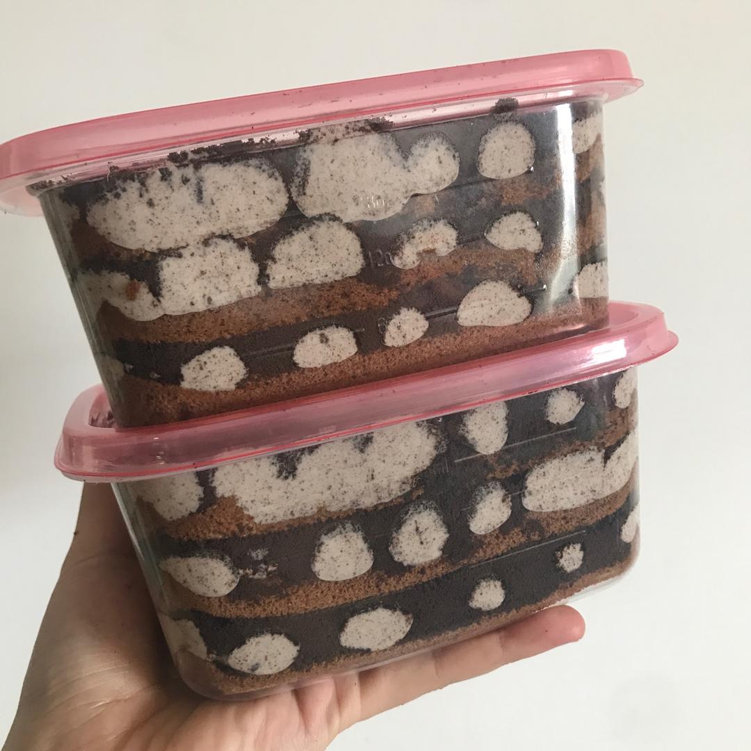 好吃到流泪的奥利奥咸奶油盒子蛋糕