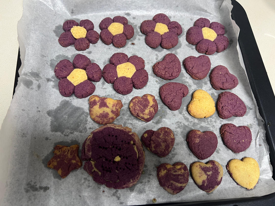 送你一朵小红花 🌺免模具｜零难度花朵饼干