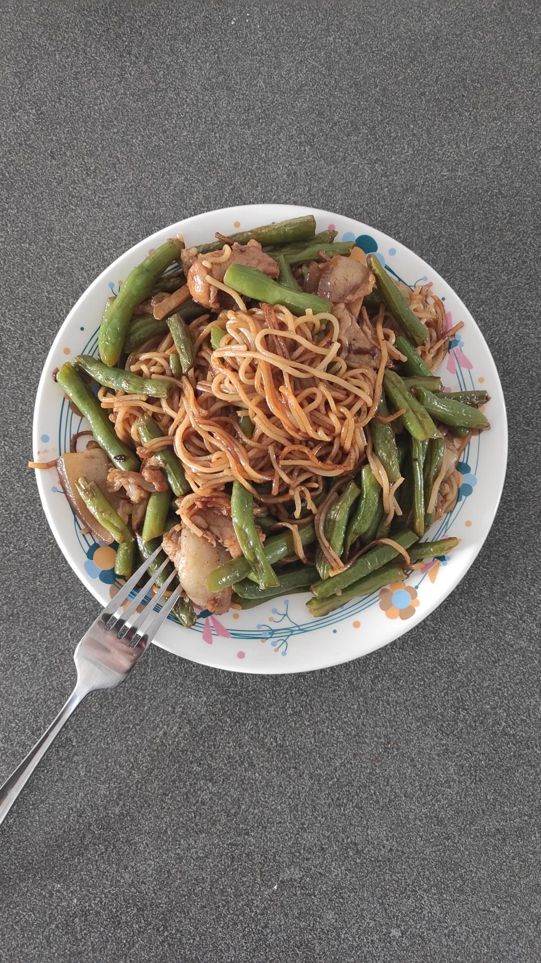 芸豆焖面（附万能的腌肉不老的办法）