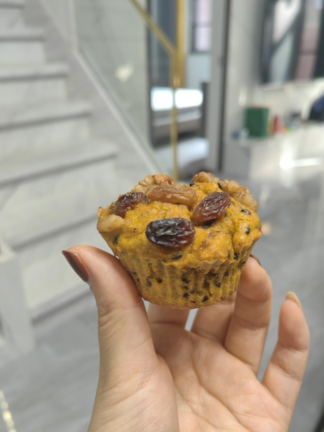 无糖油减脂好吃南瓜红枣蛋糕