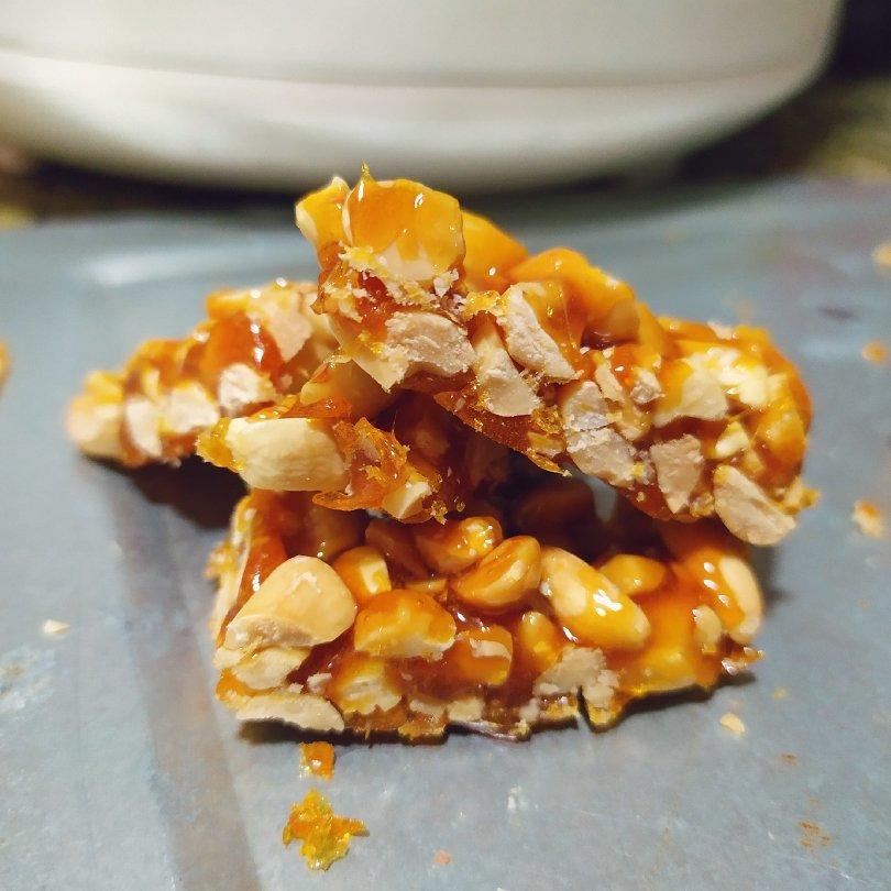 无水无油香脆花生糖