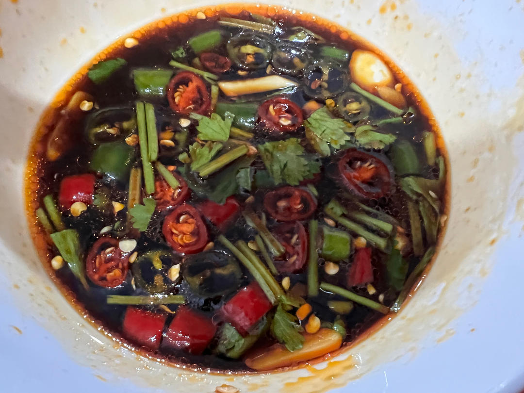 卤牛肉蘸料，好料不能少