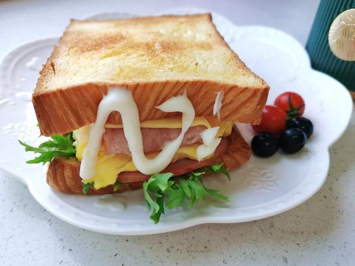 喜茶同款❗️❗️厚蛋烧吐司三明治❗️好吃到没朋友