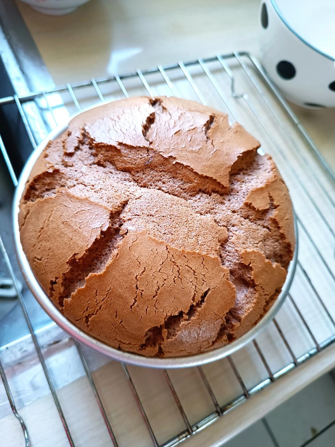 巧克力戚风蛋糕6寸(基础易成功版)