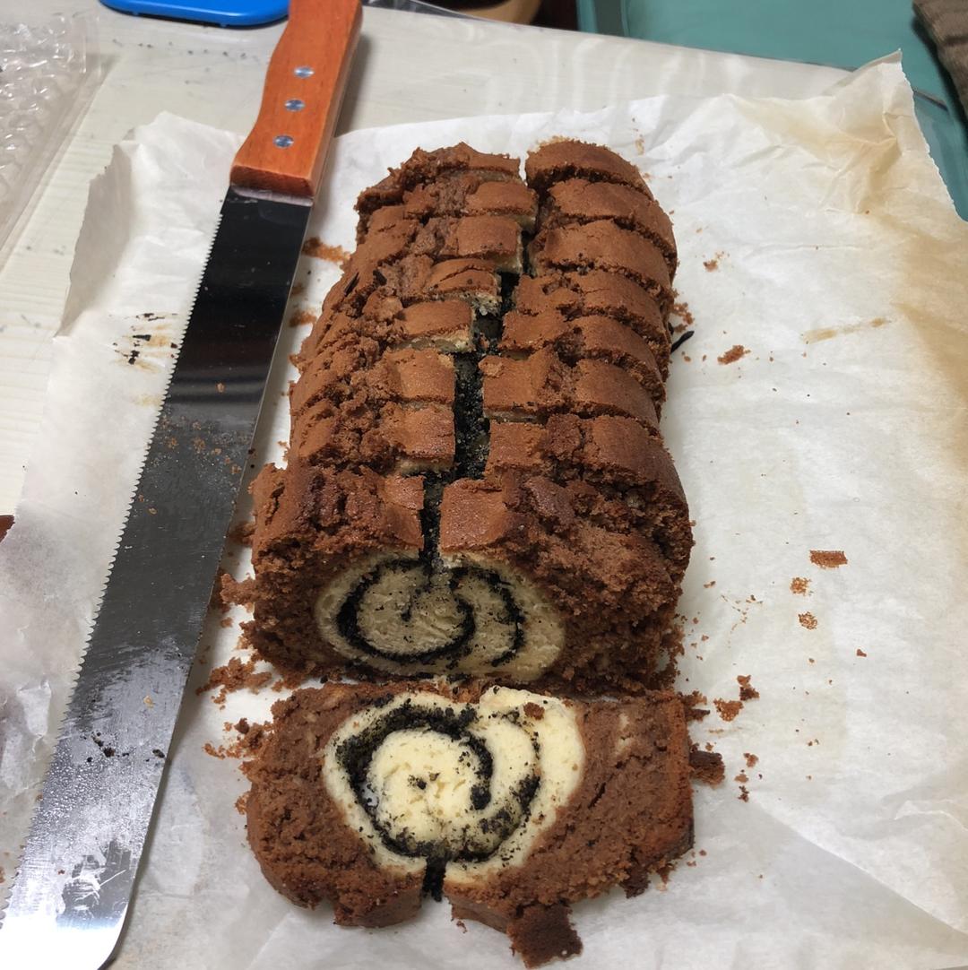 黑钻吐司(面包蛋糕合体)