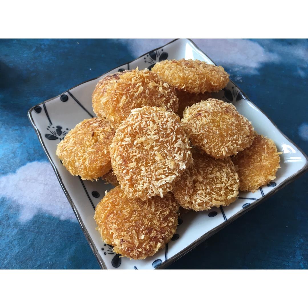 雪花南瓜饼