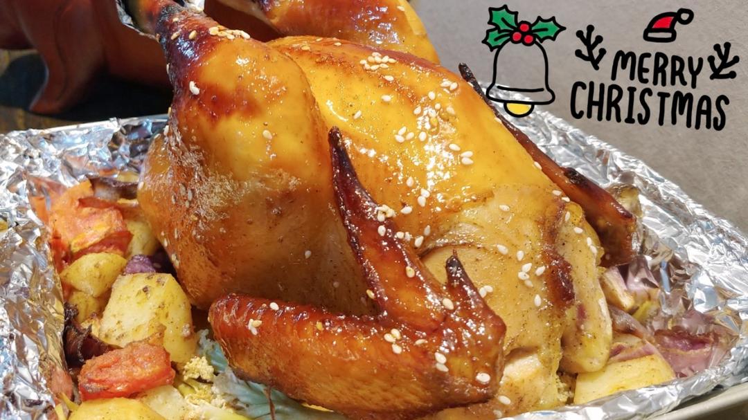 圣诞烤鸡