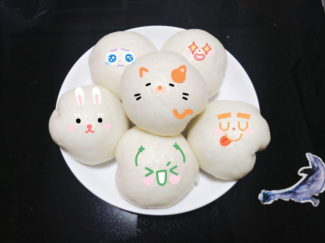 超级松软的豆沙馒头