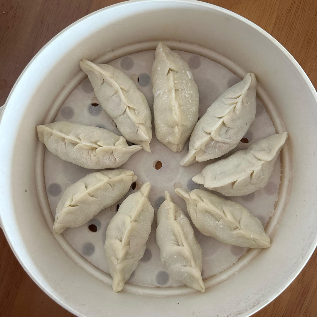 豆角鸡蛋饺子