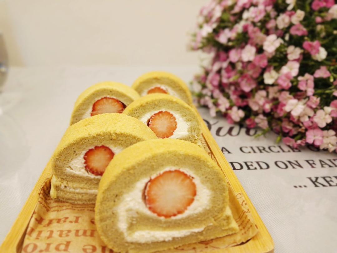 日式抹茶蛋糕卷