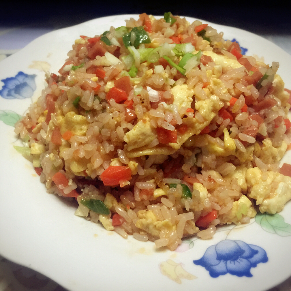 蛋炒饭「番茄酱版」