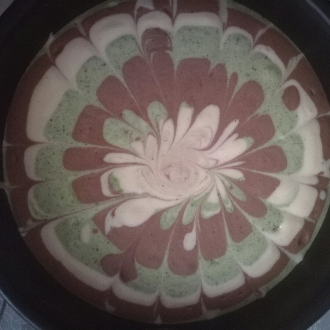 迷彩戚风蛋糕（六寸）