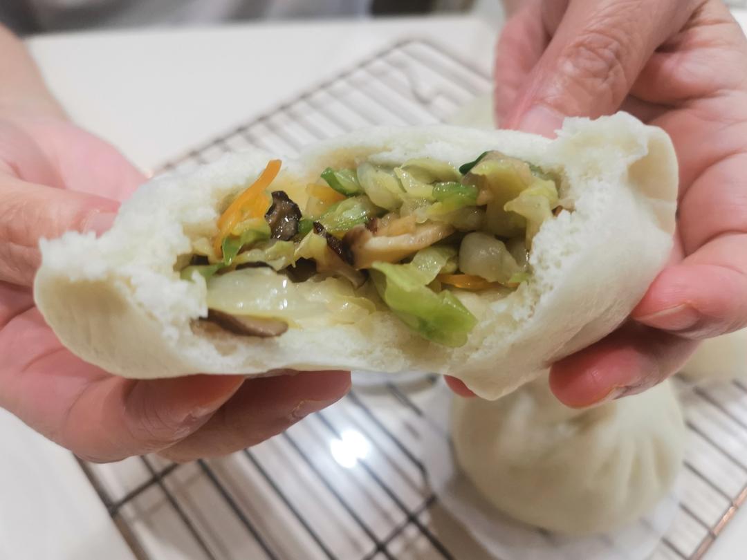 香菇包菜包子