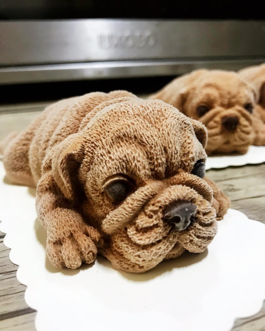 手机用户6565_ps67做的网红沙皮狗慕斯蛋糕