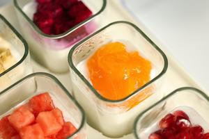 自制健康低糖酸奶/酸奶机版/高颜值🍓9种水果口味的做法 步骤24