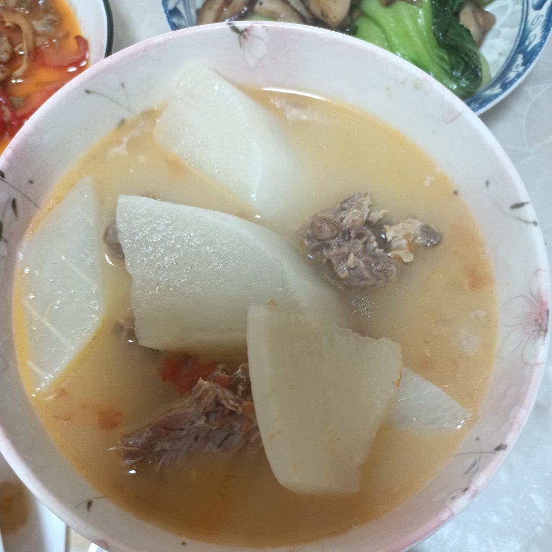 白萝卜鸭汤