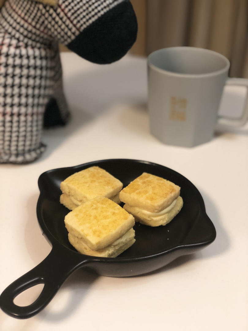 酥软馥郁的乳酪椰子三明治酥饼/烘焙视频饼干篇8