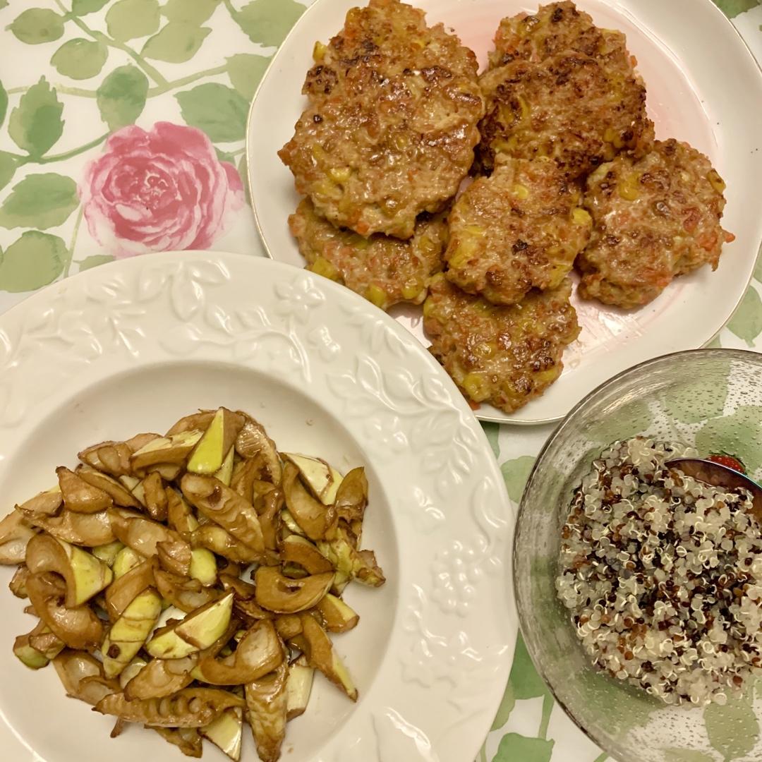 减肥餐低脂鸡胸肉饼