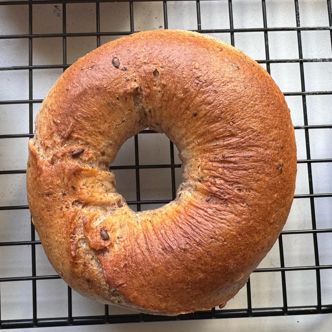 【贝果🥯的做法步骤图，贝果🥯怎么做好吃】此间少年喵_ …